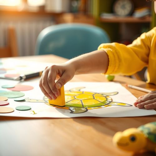 Dzień Żółwia (zabawa plastyczna) - Scenariusz Zajęć