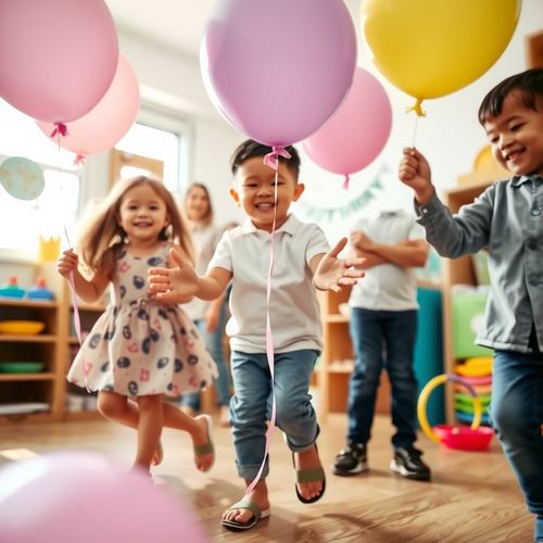 Dzień Dziecka — Radosna Rutyna Rozwojowa (4–5 lat) - Scenariusz Zajęć