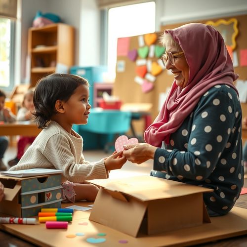 Teatrzyk z okazji Dnia Babci - Scenariusz Zajęć