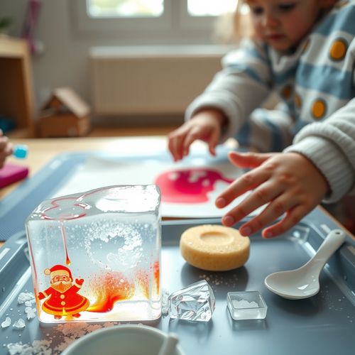 Mikołajkowe skarby w lodzie - Scenariusz Zajęć
