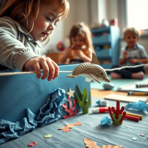 Dzień Delfina — konstrukcja i zabawa - Scenariusz Zajęć