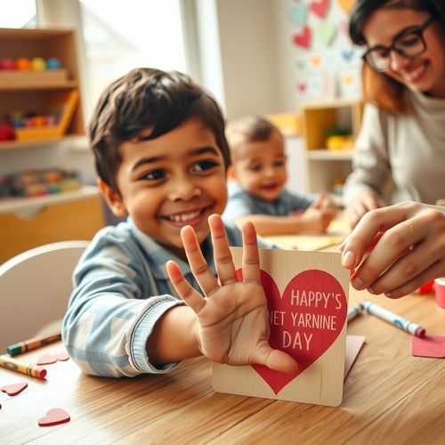 Dzień Mężczyzn — Serduszko dla ważnej osoby - Scenariusz Zajęć