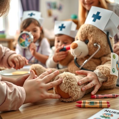 Dzień Pielęgniarek — Małe Opiekuńcze Rączki - Scenariusz Zajęć