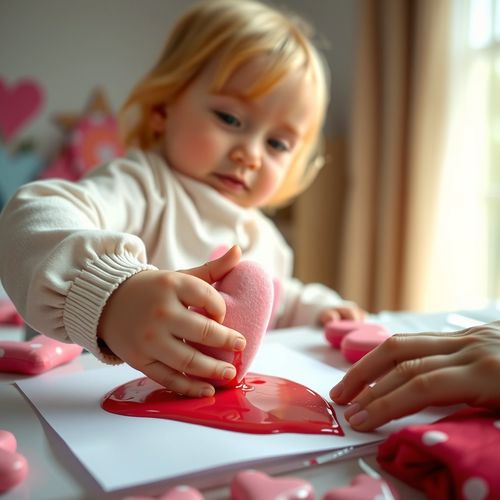 Małe serduszka — sensoryczne Walentynki - Scenariusz Zajęć