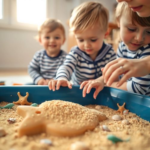 Dzień Marynarza — zabawa sensoryczna - Scenariusz Zajęć