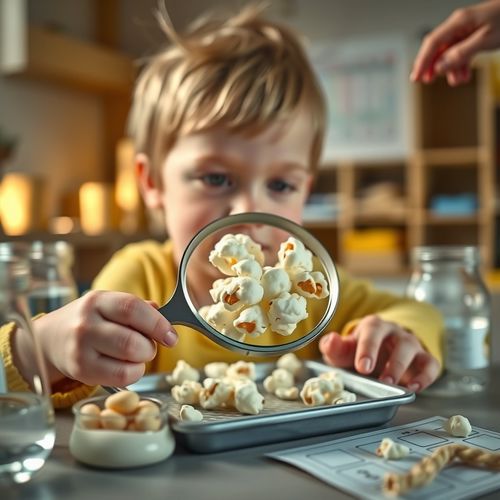 Dzień Popcornu — mały badacz - Scenariusz Zajęć