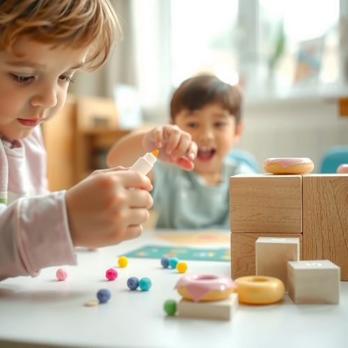 Pączkowy sklep konstrukcyjny - Scenariusz Zajęć