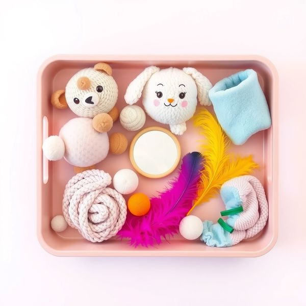 Stacja: Miękko i radośnie — tacka sensoryczna