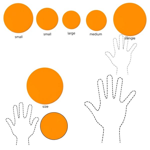 Szablony do druku: koła i odciski dłoni