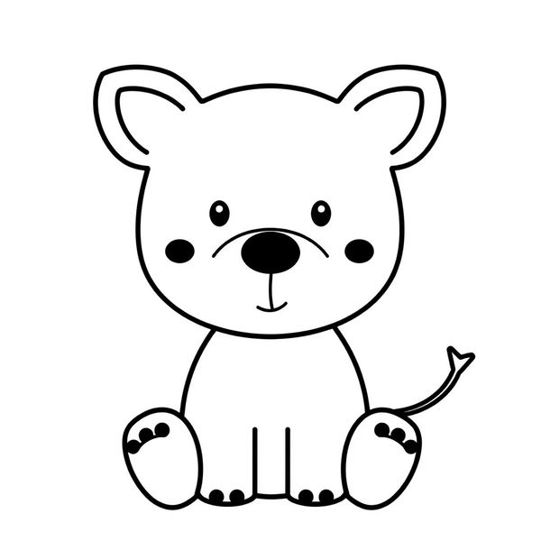 Szablon — kontury głowy, pyszczka i uszu (do wydruku)