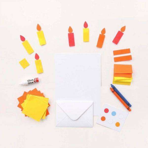 Materiały - flat lay