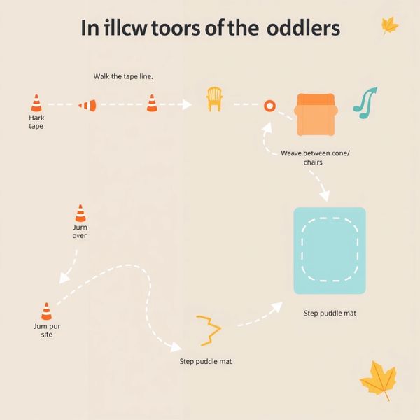 Schemat toru przeszkód: Spacer po parku