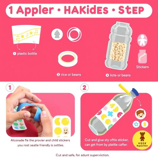 Szablon: Grzechotka z zaklejonej butelki