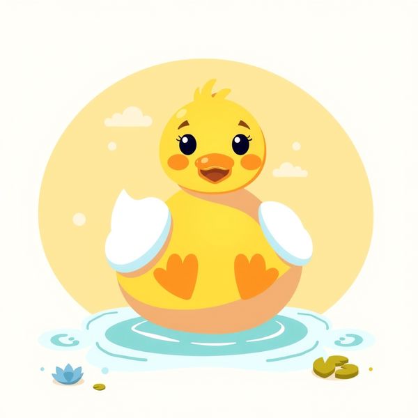 Plakat tytułowy „Dzień Gumowej Kaczki” - Materiały - Dzień Gumowej Kaczki