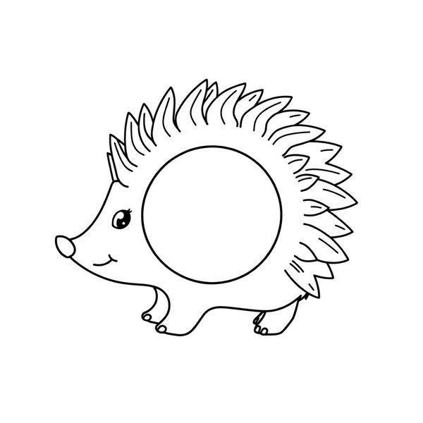 Kolorowanka — jeż