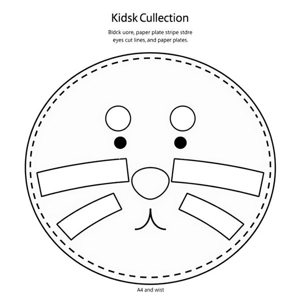 Szablon talerzyka i pasków