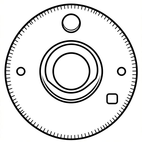 Szablon - okrągłe radio (papierowy talerzyk) - Szablony - Dzień Radia