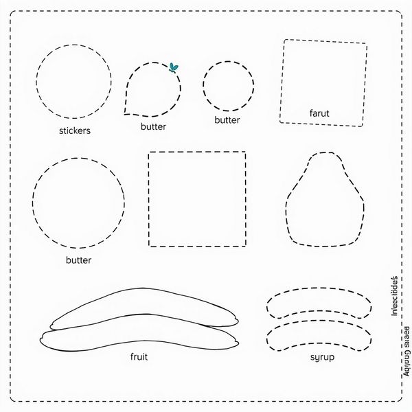 Szablony do wycięcia — dodatki do naleśnika - Szablony - Dzień Naleśnika