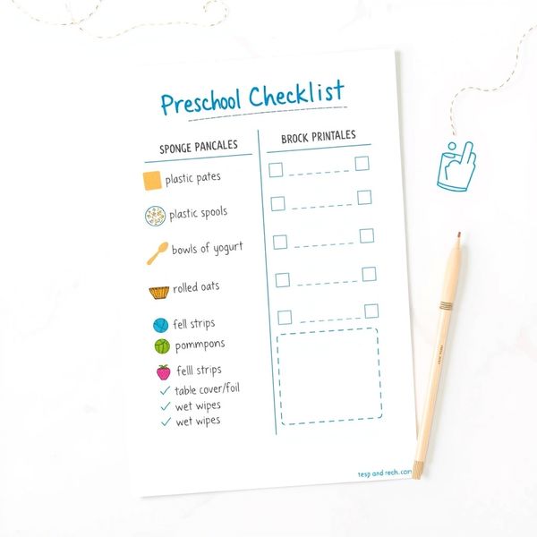 Lista materiałów i higiena (checklista) - Szablony - Dzień Naleśnika