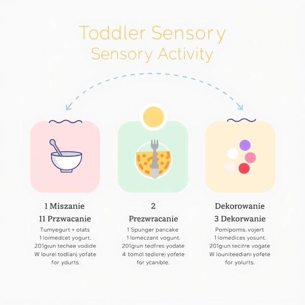 Plakat instrukcyjny: 3 stacje - Szablony - Dzień Naleśnika