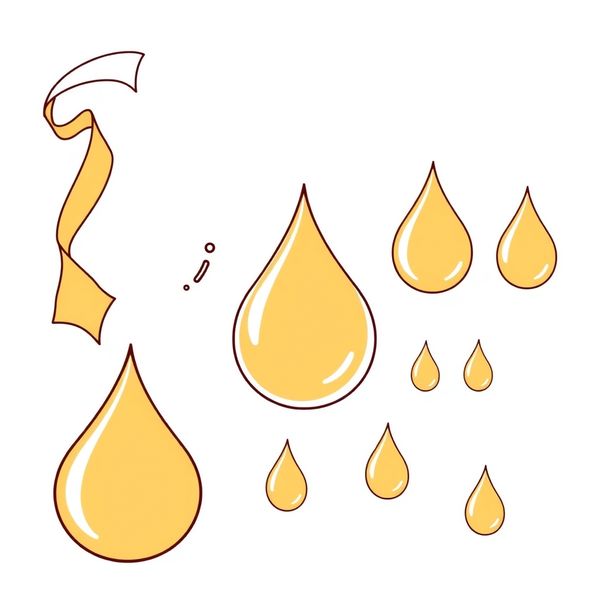 Szablon: Polewa / kropla syropu — kształty do wyklejanki - Szablony - Dzień Naleśnika