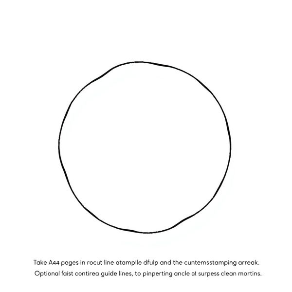 Szablon: duże koło — naleśnik - Szablony - Dzień Naleśnika