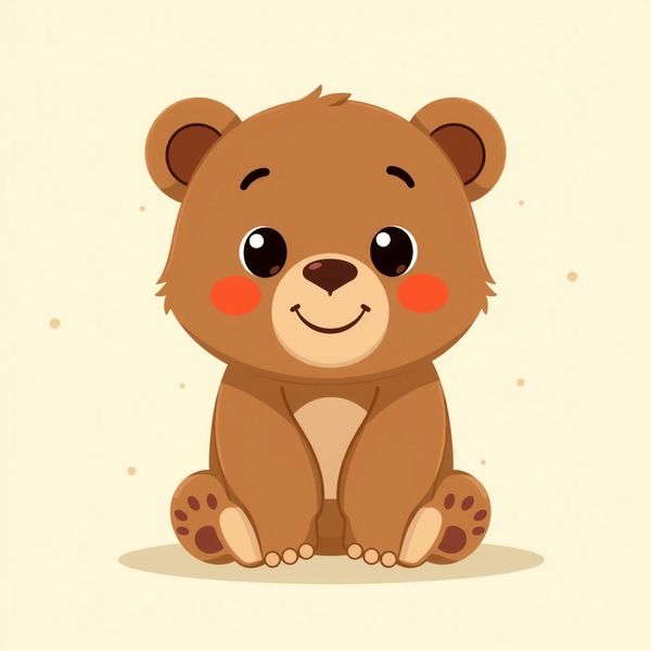 Ilustracja misia do powitania - Materiały - Dzień Niedźwiedzia