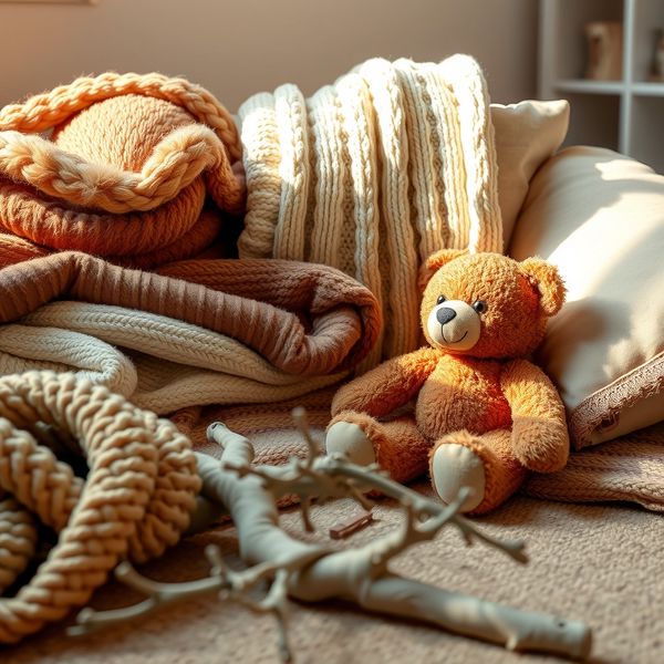 Ilustracja stacji A — Leśne legowisko - Materiały - Dzień Niedźwiedzia