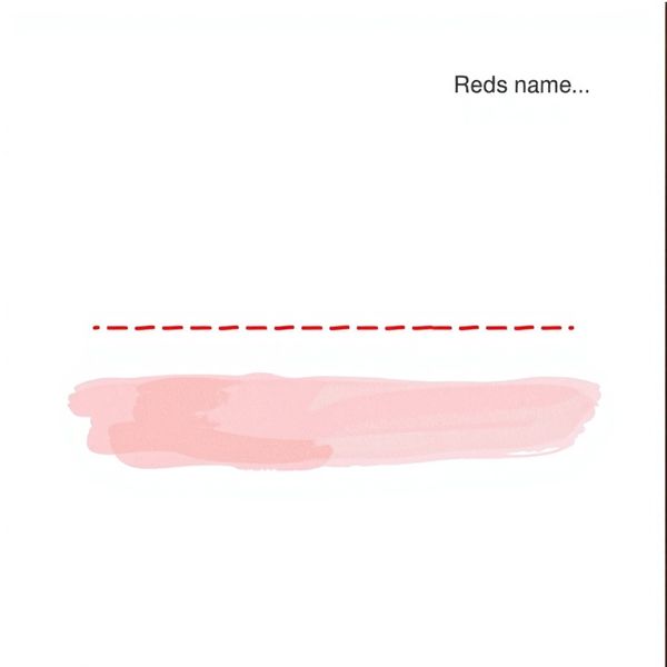 Szablon kartki A4 — miejsce na czerwony pasek