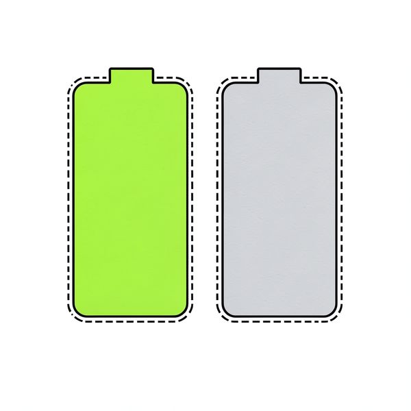 Szablony dużych papierowych baterii (zielona i szara) - Szablony - Dzień Baterii