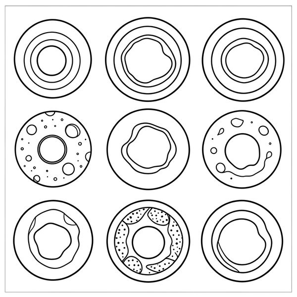 Szablony kraterów — gotowe do wydruku - Szablony - Dzień Plutona