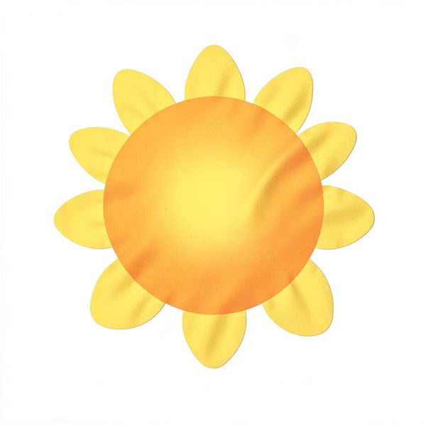 Słońce — duża żółta chusta (grafika) - Materiały - Dzień Plutona