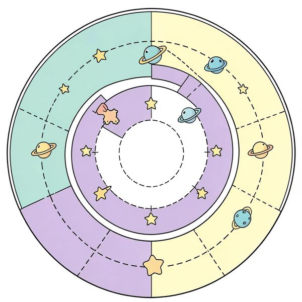 Szablon orbity — oznaczenia na podłodze - Szablony - Dzień Plutona
