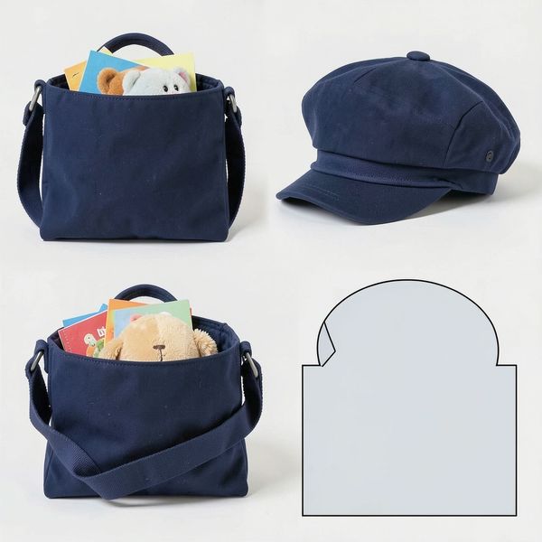 Rekwizyt: torba i czapka listonosza (do wydruku/lub inspiracja szycia) - Materiały - Dzień Listonosza