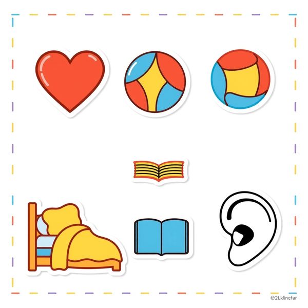 Arkusz naklejek — symbole praw dziecka