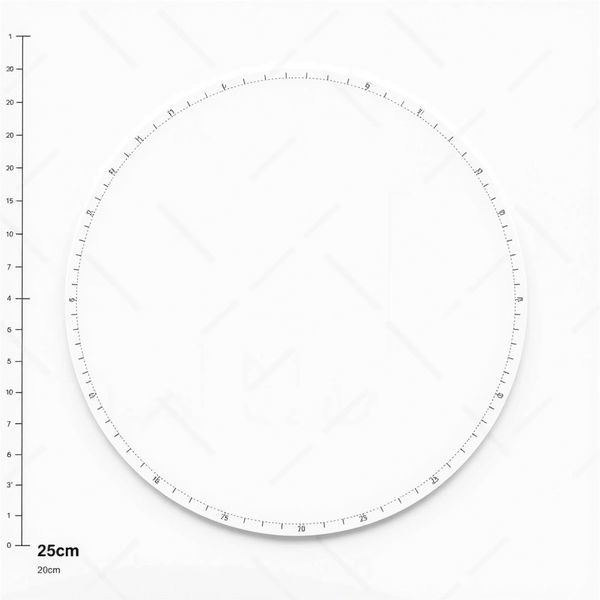 Szablon talerzyka / baza (duże koło)