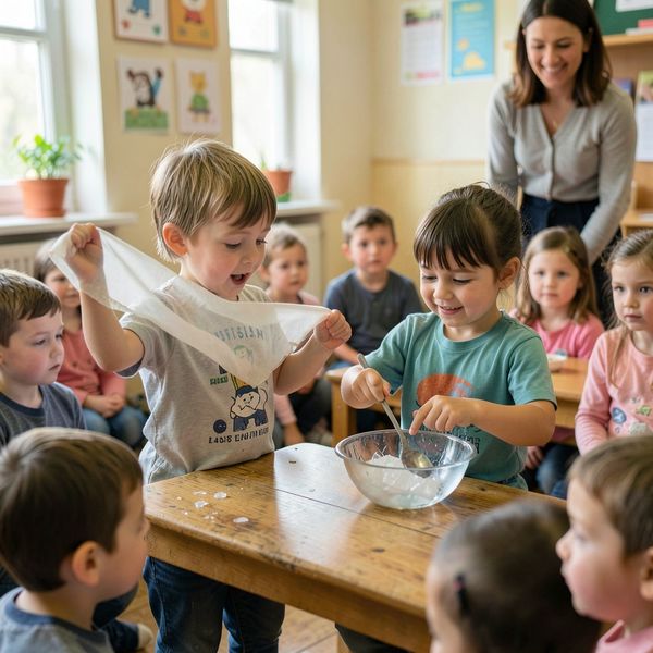 Para prezentuje scenkę dźwiękową - Materiały - Dzień Niedźwiedzia Polarnego