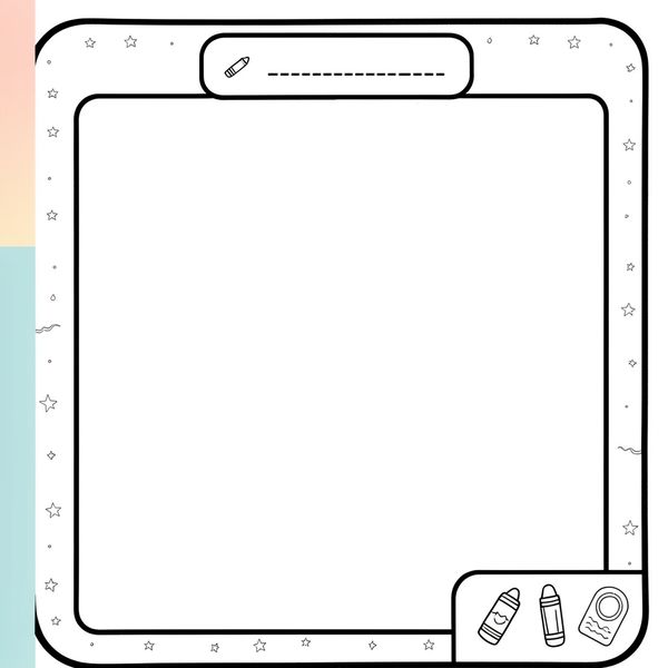 Szablon strony do rysowania - Szablony - Dzień Pisarza