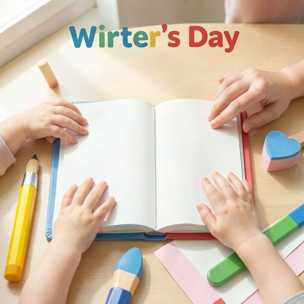 Okładka: Teczka „Dzień Pisarza” - Materiały - Dzień Pisarza