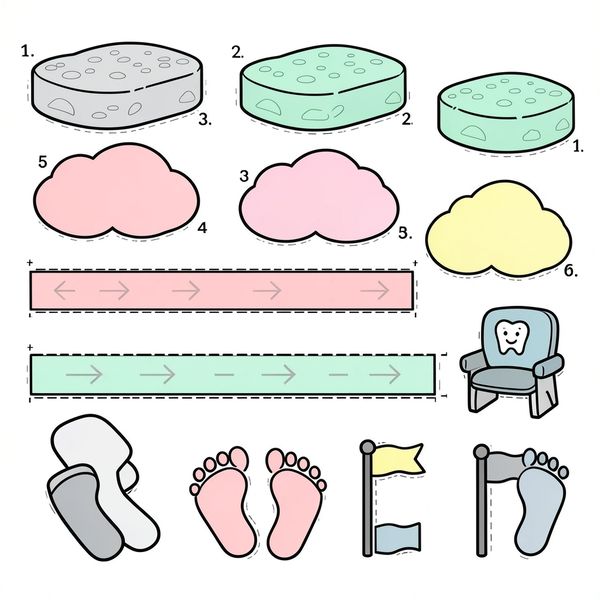 Szablony do toru przeszkód - Szablony - Dzień Dentysty