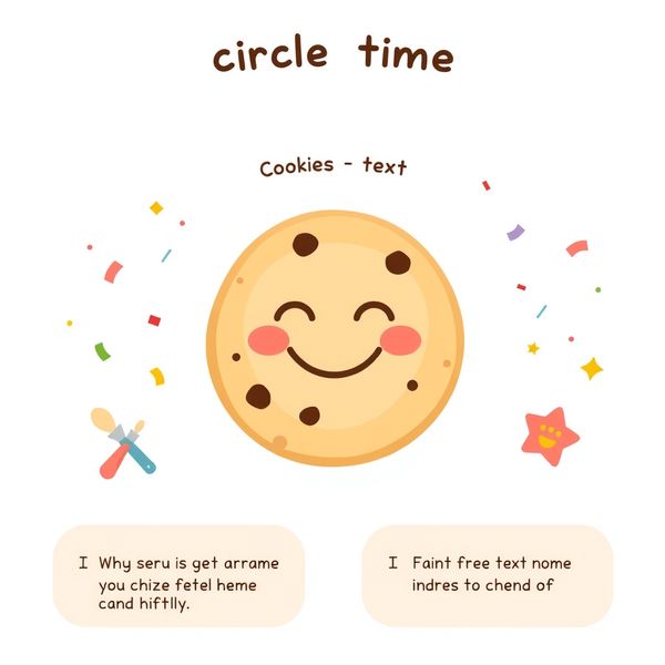 Plakat powitalny — „Ciasteczka”