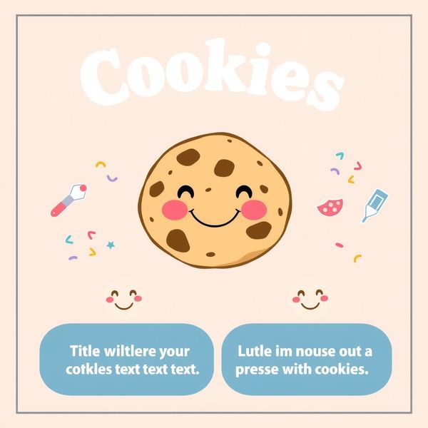 Plakat powitalny — „Ciasteczka”