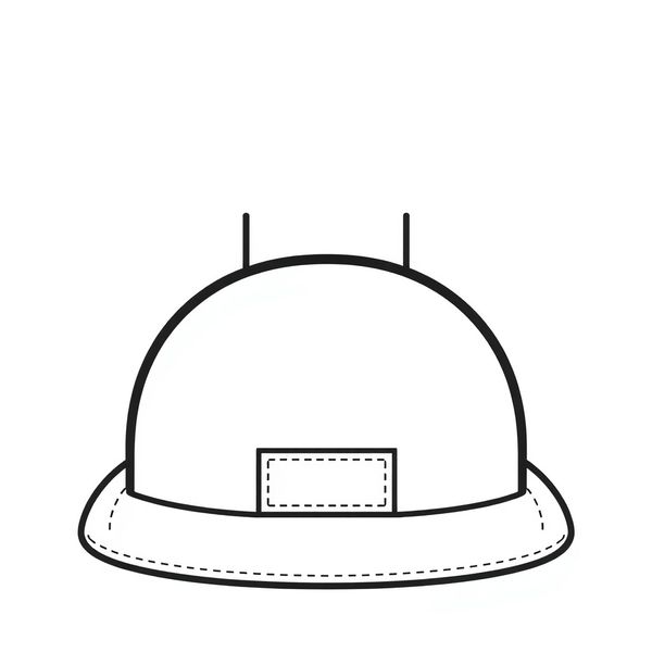 Szablon czapki górnika (do druku i wycięcia)