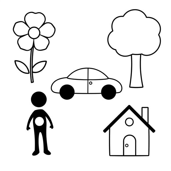 Szablony kształtów do przyklejania guzików