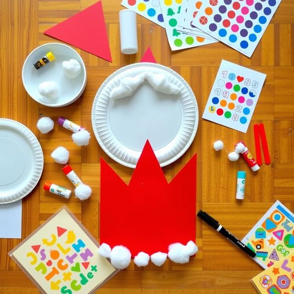 Zdjęcie materiałów na stoliku (top-down)