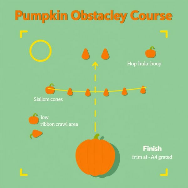 Szablon toru przeszkód — widok z góry