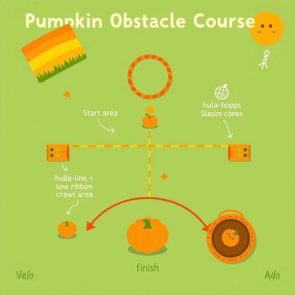 Szablon toru przeszkód — widok z góry