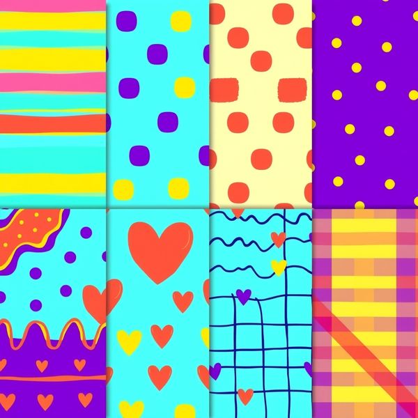 Wzory na kolorowe chusty