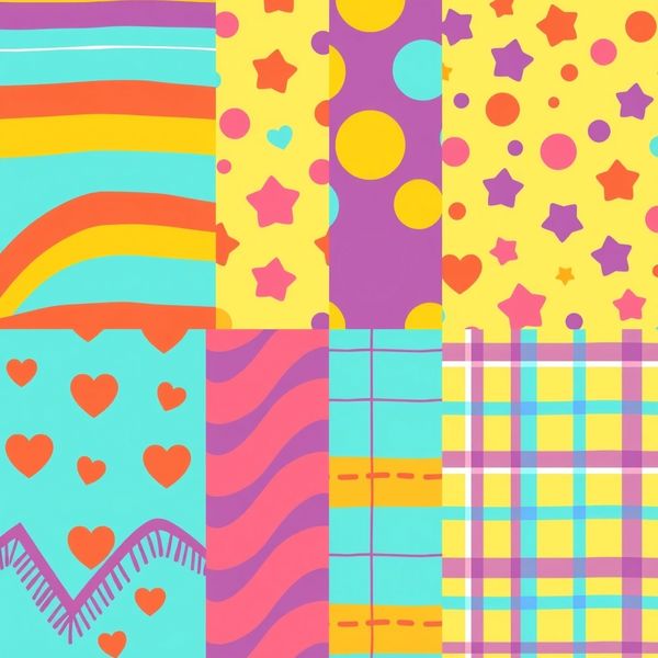 Wzory na kolorowe chusty