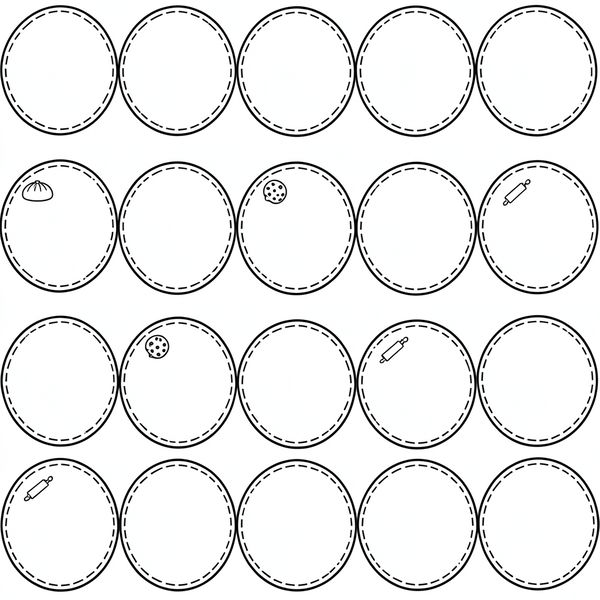 Szablony etykiet na talerzyki (okrągłe) - Szablony - Dzień Piekarza i Cukiernika
